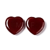 Dyed & Heated Natural Agate Heart Love Stones G-G933-01-2