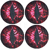 2 Sets Eye PVC Headlight Car Sticker AJEW-CP0006-12B-1