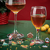 DIY Christmas Wine Glass Charm Making Kits DIY-SC0018-88-5