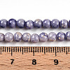 Baking Paint Glass Beads Strands DGLA-N003-4mm-C08-4