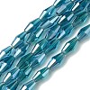 Transparent Electroplate Glass Beads X1-GLAA-K064-05A-PL02-1
