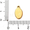 304 Stainless Steel Pendant Cabochon Settings STAS-Z204-04G-11-3
