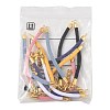 6Pcs 6 Colors Nylon Cords Bracelet Makings Fit for Connector Charms AJEW-FS0001-38-6