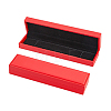 Rectangle PU Leather Necklace  Storage Boxes with Velvet Inside CON-WH0094-31D-02-8