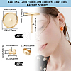 20Pcs 304 Stainless Steel Stud Earring Findings STAS-BBC0009-97B-2