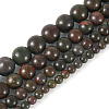 4 Strands 4 Styles Natural Polychrome Jasper & Picasso Stone & Picasso Jasper Bead Strands G-TA0002-16-3