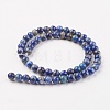 Natural Lapis Lazuli Beads Strands G-G099-8mm-7A-2