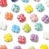 30Pcs 10 Colors Handmade Porcelain Beads PORC-FS0001-51-2