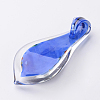 Box-packed Handmade Dichroic Glass Big Pendants DICH-X047-01-3