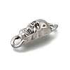 304 Stainless Steel Connector Charms STAS-M119-06A-AS-2