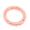 Zinc Alloy Spring Gate Rings PALLOY-WH0081-51B-02-2