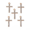 Alloy Crystal Rhinestone Pendants X-PALLOY-F288-03KCG-4