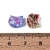 Picasso Transparent Glass Beads SEED-N012-07-3