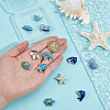 12Pcs 6 Styles Animals Handmade Porcelain Beads PORC-PA0001-59-3