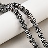 Tibetan Style dZi Beads Strands G-G328-A02-8mm-1