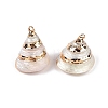 Natural Sea Shell Pendants SSHEL-N038-58A-1