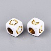 Opaque Acrylic Beads SACR-Q001-09A-3