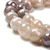 Electroplated Natural Quartz Round Beads Strands G-L598-A06-01-4