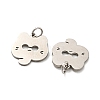 Non-Tarnish 304 Stainless Steel Pendants STAS-H184-21P-2