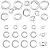 12Pcs 3 Styles Brass Open Jump Rings KK-TA0008-82P-1