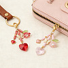 10Pcs 2 Styles Glass Seed Beaded Pendant Decorations HJEW-SZ00134-5