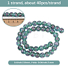1 Strand Handmade Glod Sand Lampwork Beads Strands LAMP-PA0001-77A-2
