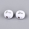 Opaque Acrylic Beads SACR-Q001-08B-M-4