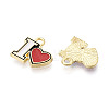 Alloy Enamel Pendants ENAM-T024-94A-G-2
