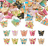 40Pcs 10 Style Transparent Acrylic Charms FIND-BY0001-22-13