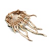 Jellyfish Alloy Rhinestones Tassel Brooches JEWB-S022-11B-3