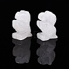 Natural Quartz Crystal Horse Figurine DJEW-N005-01B-1