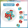 16Pcs 2 Style Television/Telephone Food Grade Silicone Beads SIL-GO0001-16-2
