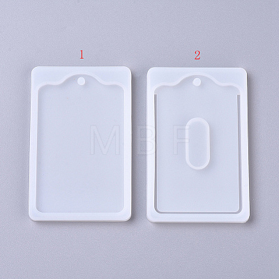 DIY Rectangle Card Sleeve Silicone Molds X-DIY-G014-20-1