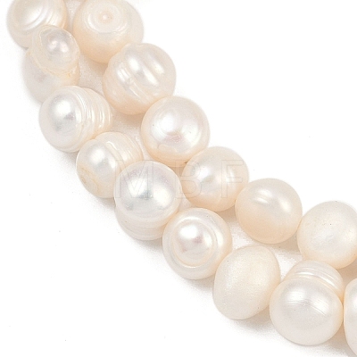 Natural Cultured Freshwater Pearl Beads Strands PEAR-I007-07J-09A-1