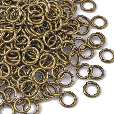 Brass Open Jump Rings LS-JRC7MM-AB-1