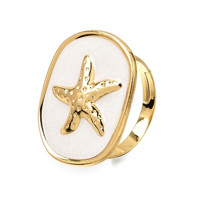 304 Stainless Steel Enamel Cuff Open Rings SA-CBA369F-04G-05-1