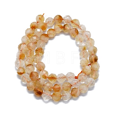 Natural Citrine Beads Strands G-G927-10A-1