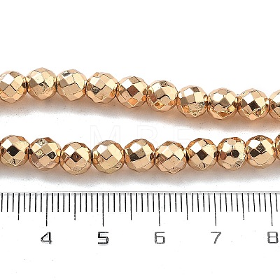 Electroplated Synthetic Non-magnetic Hematite Beads Strands G-B132-B01-01B-1