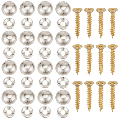 2 Bags Carbon Steel Screw FIND-GF0009-32C-1