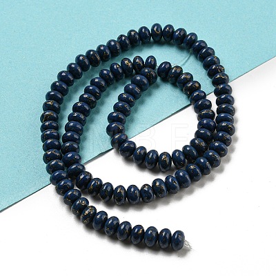 Dyed Synthetic Turquoise Beads Strands G-B070-C02-01-1