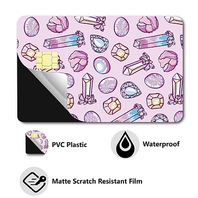 PVC Plastic Waterproof Card Stickers DIY-WH0432-059-1