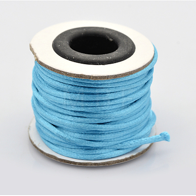 Nylon Satin Rattail Cords LS-NWIR-O001-A-10-1