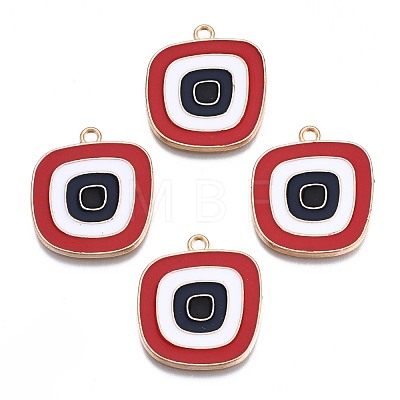 Alloy Enamel Pendants ENAM-N054-61C-RS-1