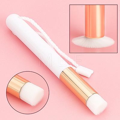 Gorgecraft 10Pcs 2 Colors Synthetic Fiber Nose Pore Deep Cleaning Brush AJEW-GF0004-03-1