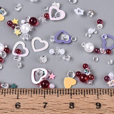 Plastic & Resin & Glass Shining Nail Art Glitter MRMJ-T080-13J-1