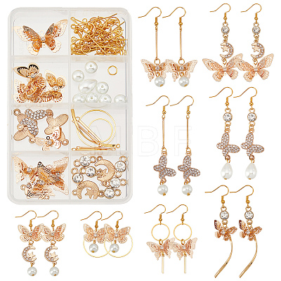 DIY Butterfly Earring Making Kits DIY-SC0018-69-1