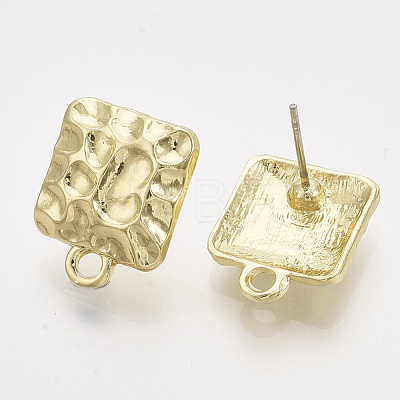 Alloy Stud Earring Findings PALLOY-S121-125-1