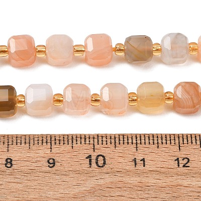 Natural Yellow Botswana Agate Beads Strands GG-CBAC972-A16-01-1