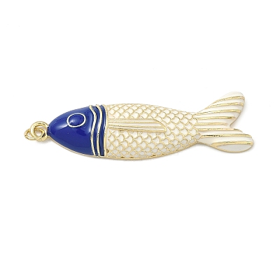 Brass Enamel Big Pendants KK-G555-23G-1