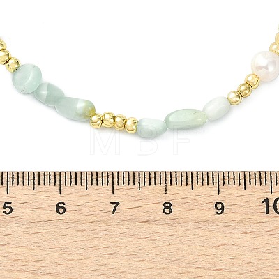 Natural Glass Tumbled Stone NJEW-JN06287-1
